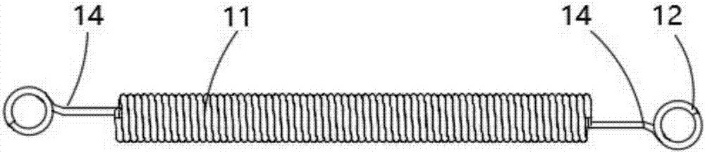 彈簧的主(zhǔ)視圖